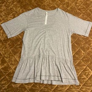 RARE Lululemon Flouncy Peplum Tee